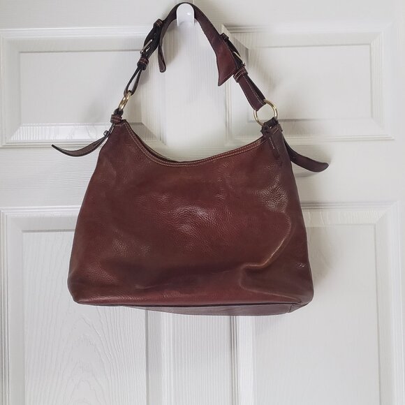 Dooney & Bourke Brown Leather Handbag - Picture 2 of 8